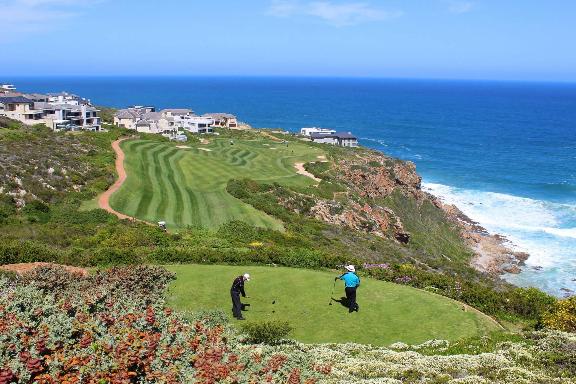 Manicured greens at dawn